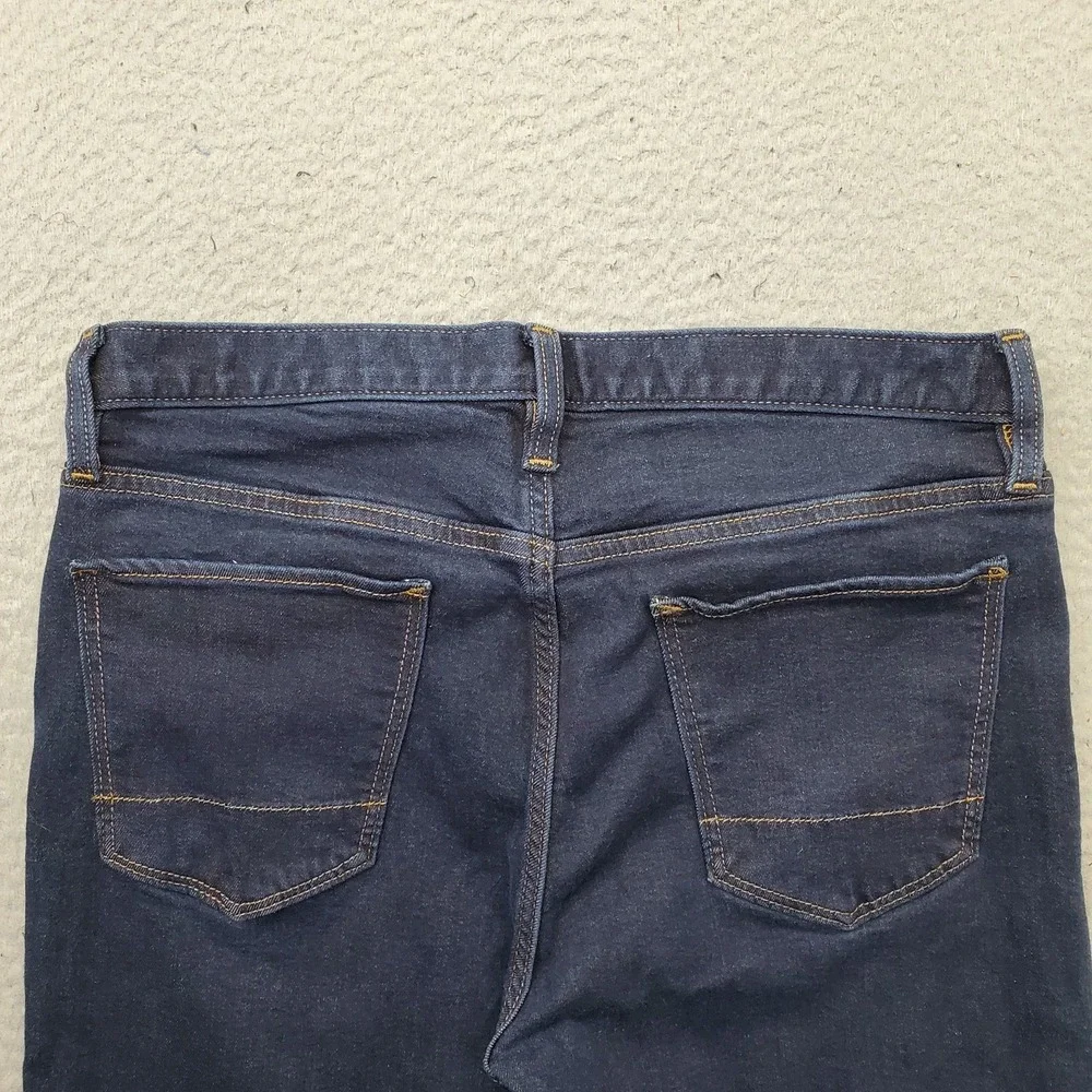 Banana Republic Travel Jeans Men 34x34 Blue Denim Slim Fit Skinny Leg Streetwear